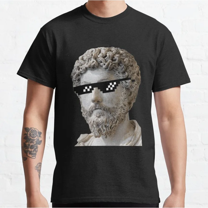 Marcus Aurelius - Deal with it Funny greek philosophy stoicism Team Stoic Philosopher humor Graphic T Shirts large size tops
Marcus Aurelius - Deal with it Funny greek philosophy stoicism Team Stoic Philosopher humor Graphic T Shirts large size tops