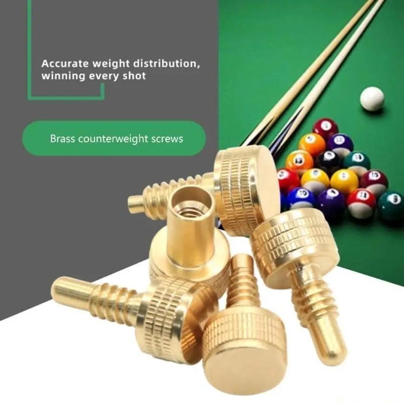 31BE High Accuracy Brasses Weighting Screw Snooker Cue Upgraded Accessory Part
31BE High Accuracy Brasses Weighting Screw Snooker Cue Upgraded Accessory Part