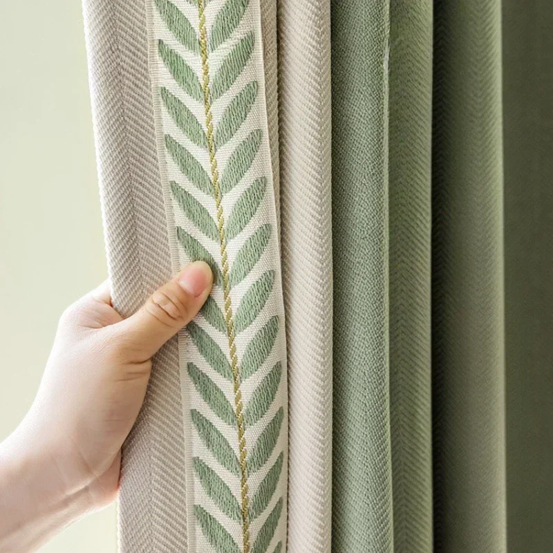 Japanese Minimalism Luxury Chenille Curtians for Living Dining Room Bedroom High-end Embroidery Shading Cortinas Customize
Japanese Minimalism Luxury Chenille Curtians for Living Dining Room Bedroom High-end Embroidery Shading Cortinas Customize