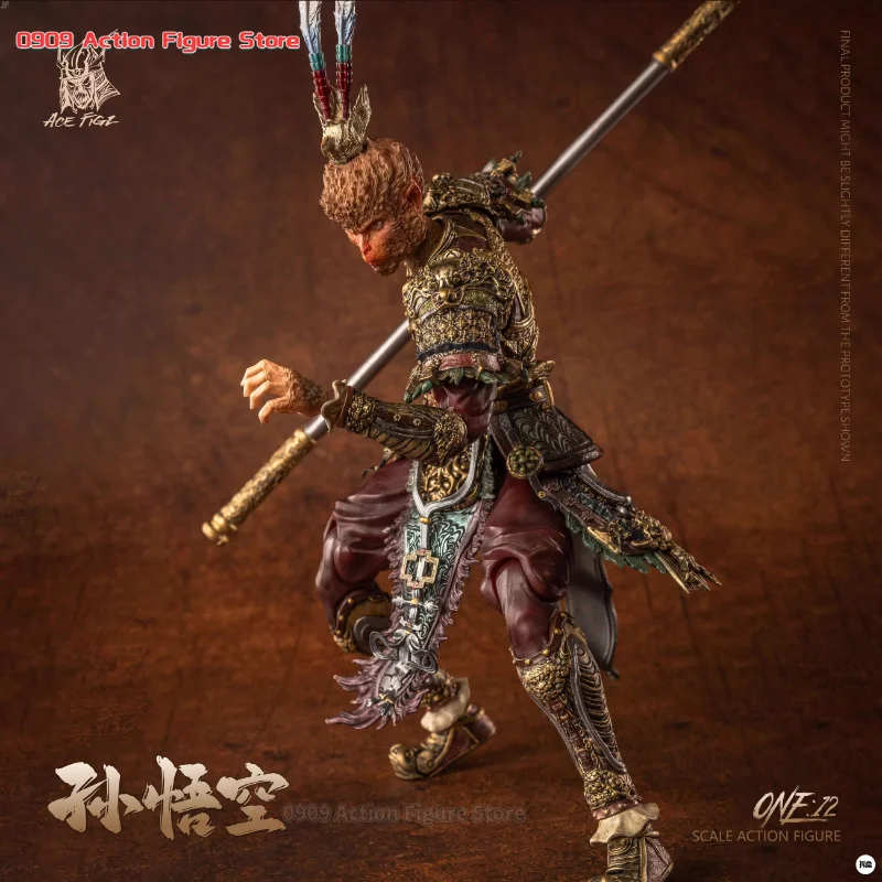 AceFigz 1/12 Collectible Toys Black Myth The Monkey King 6Inch Soldier Action Figure Model Fans Gifts
AceFigz 1/12 Collectible Toys Black Myth The Monkey King 6Inch Soldier Action Figure Model Fans Gifts