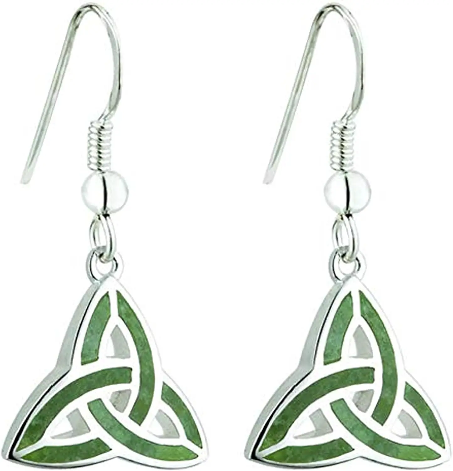 Sterling Silver Trinity Knot Drop Earrings for Women
Sterling Silver Trinity Knot Drop Earrings for Women