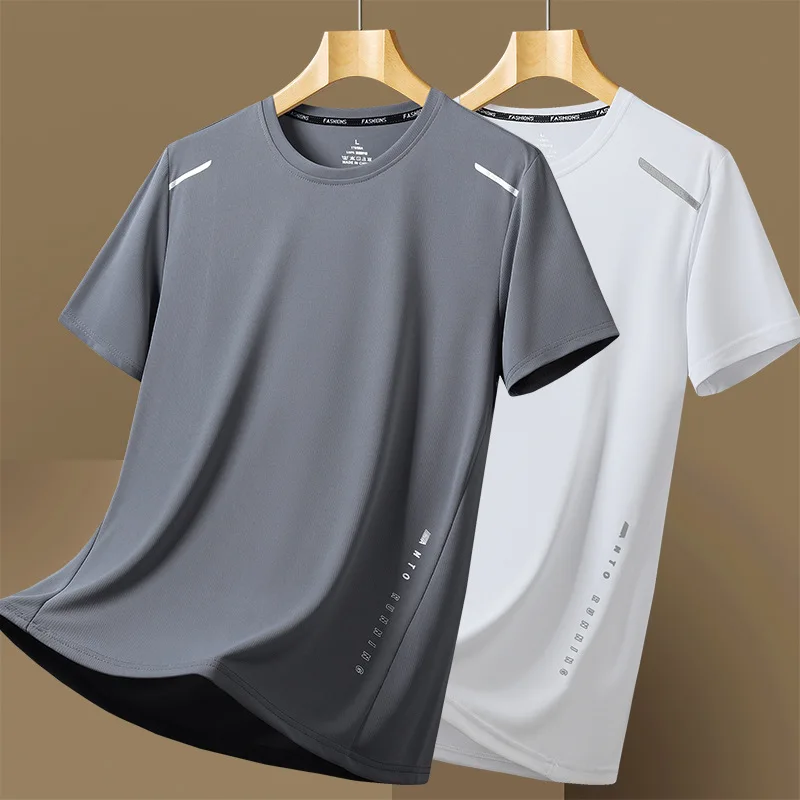 Male Jogging Running T-shirt Summer Breathable Wear-Resistant Fitness Sports T-shirt Outdoor Lightweight Gym Training Sportswear
Male Jogging Running T-shirt Summer Breathable Wear-Resistant Fitness Sports T-shirt Outdoor Lightweight Gym Training Sportswear