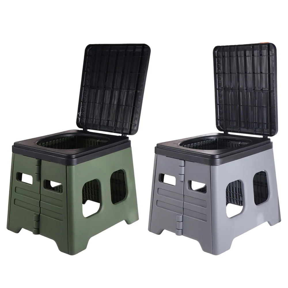 PP Portable Folding Toilet With Lid Lightweight Outdoor Camp Toilet Easy To Carry Multifunctional Folding Truck Toilet
PP Portable Folding Toilet With Lid Lightweight Outdoor Camp Toilet Easy To Carry Multifunctional Folding Truck Toilet