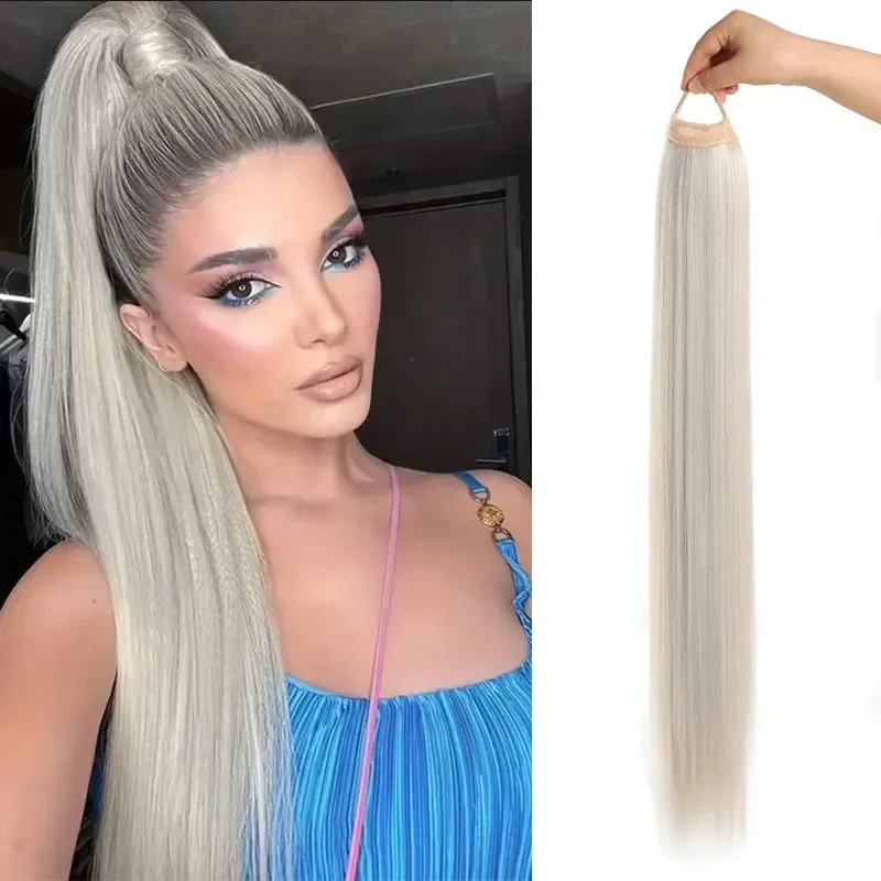 70cm 150g Women's Ponytail Wig,Natural Realistic Straight Hair Heat Resistant Synthetic High Ponytail Elastic Band Braid Wig
70cm 150g Women's Ponytail Wig,Natural Realistic Straight Hair Heat Resistant Synthetic High Ponytail Elastic Band Braid Wig