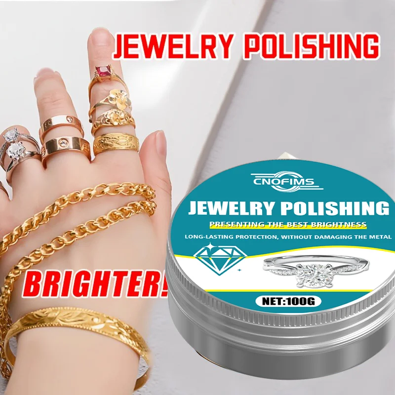 Instant Jewelry Polishing Paste, Silver Color and Platinum Jewelry Repair Agent, Gentle Long-Lasting Polish Care, Suitable for A
Instant Jewelry Polishing Paste, Silver Color and Platinum Jewelry Repair Agent, Gentle Long-Lasting Polish Care, Suitable for A