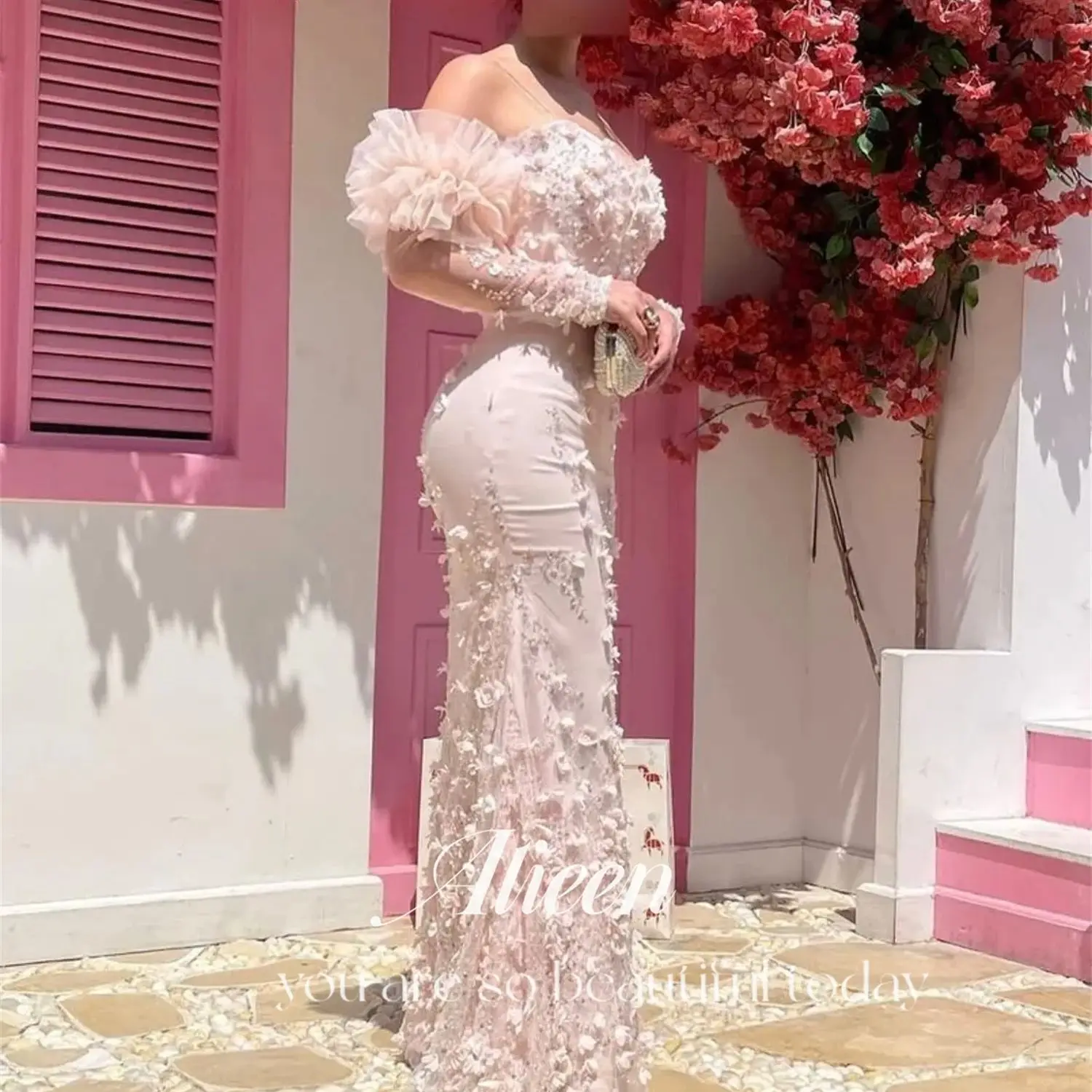 Aileen Prom Dresses Elegant Evening Party Dresses Women 2024 3D Flowers Fishtail Skirt Customized Bead Embroidery Sleeve Dress
Aileen Prom Dresses Elegant Evening Party Dresses Women 2024 3D Flowers Fishtail Skirt Customized Bead Embroidery Sleeve Dress