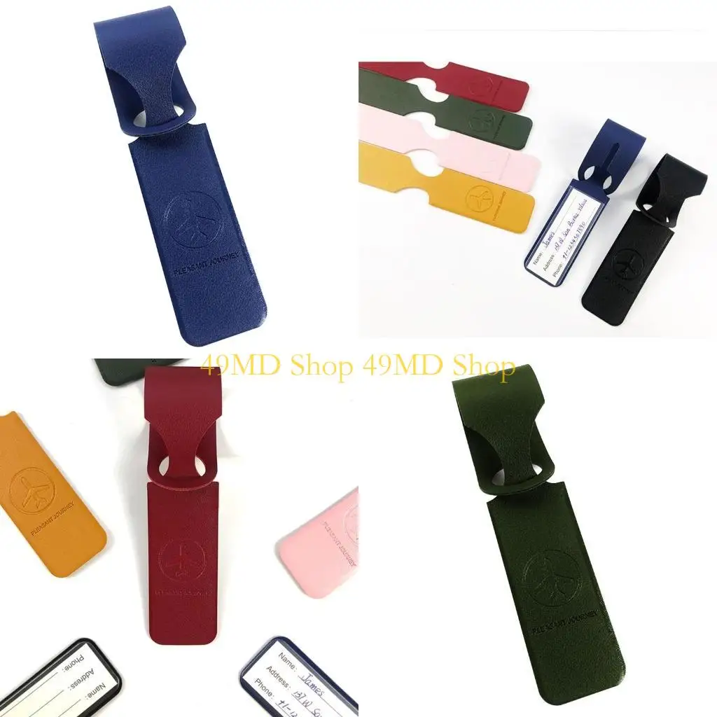 49MD PU Leather Suitcase Luggage Tag Label Bag Travel Accessories Name Address Tag
49MD PU Leather Suitcase Luggage Tag Label Bag Travel Accessories Name Address Tag