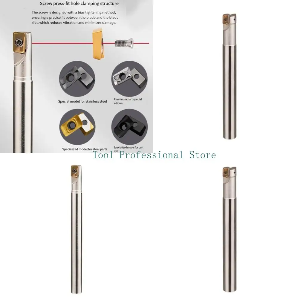 57QF Heavy Duty Metal Insert Clamped Milling Cutting Shoulder Cutter End Mill Roughing Tool Holder Accessories
57QF Heavy Duty Metal Insert Clamped Milling Cutting Shoulder Cutter End Mill Roughing Tool Holder Accessories