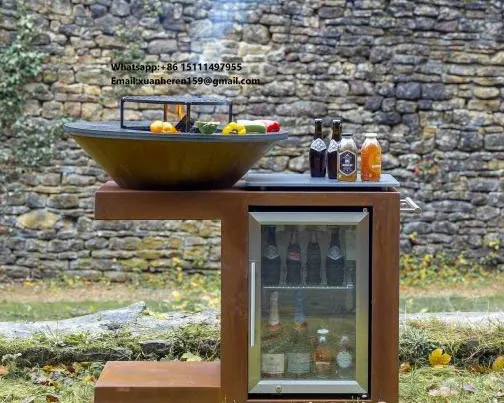 New Design Premium 2 in 1 Multifunctional Garden Bbq Outdoor Kitchen Wood Burning Outdoor Cooking
New Design Premium 2 in 1 Multifunctional Garden Bbq Outdoor Kitchen Wood Burning Outdoor Cooking
