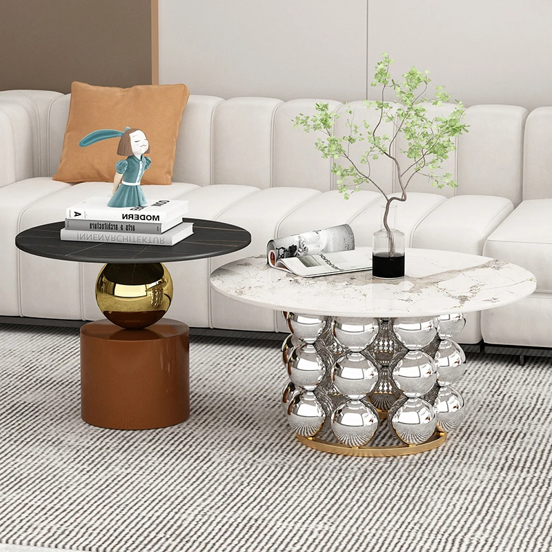 Nordic Modern Coffee Tables Stainless Steel Round Minimalist Senior Sense Side Table Outdoor Hotel Table Basse Home Decorations
Nordic Modern Coffee Tables Stainless Steel Round Minimalist Senior Sense Side Table Outdoor Hotel Table Basse Home Decorations