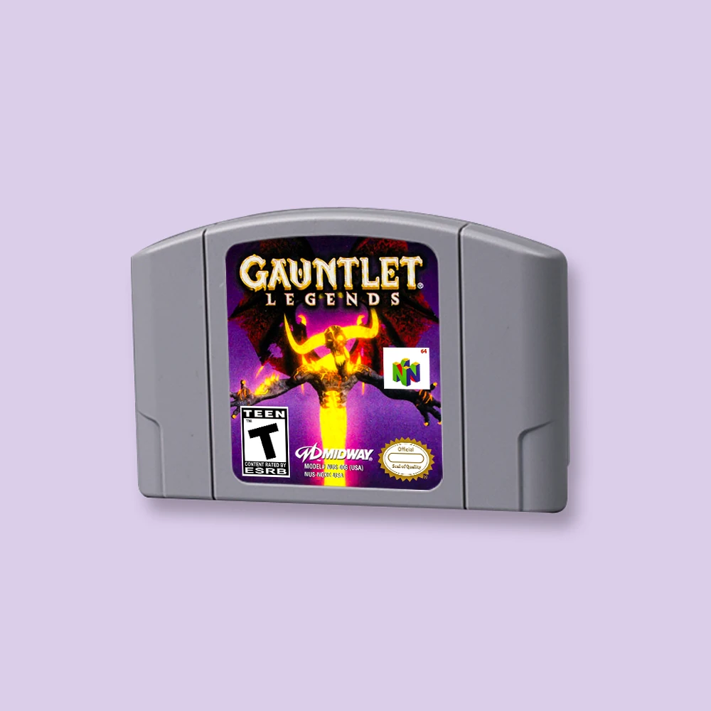 for Gauntlet Legends 64bit game card for USA NTSC version N64 video game console English language
for Gauntlet Legends 64bit game card for USA NTSC version N64 video game console English language