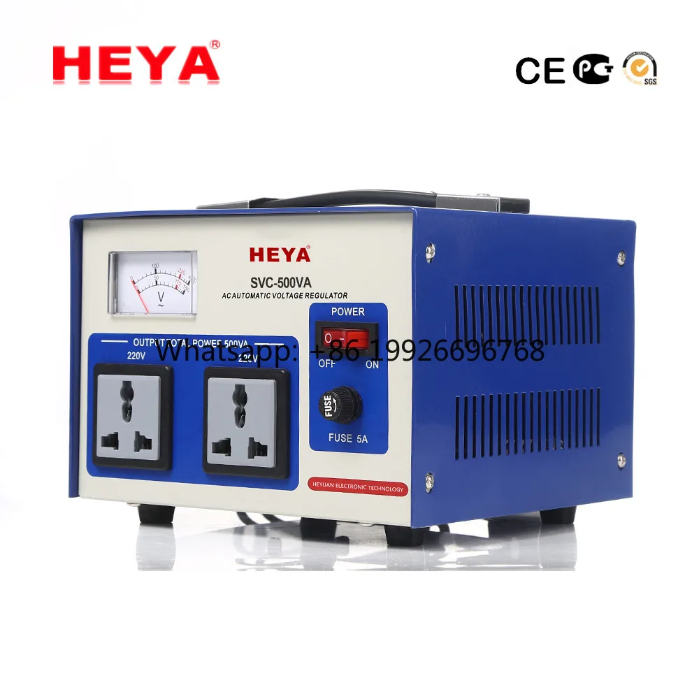 SVC-500VA Single Phase 220V 80% 100% Power Servo Motor Control AVR AC Automatic Regulators Stabilizers Regulador De Voltaje
SVC-500VA Single Phase 220V 80% 100% Power Servo Motor Control AVR AC Automatic Regulators Stabilizers Regulador De Voltaje