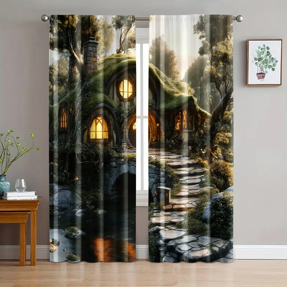 2pc, Scene Curtain Deep Forest Cabin1 100% Polyester,Without Electricity Holiday Decorations Perfect for Carnival Decor
2pc, Scene Curtain Deep Forest Cabin1 100% Polyester,Without Electricity Holiday Decorations Perfect for Carnival Decor