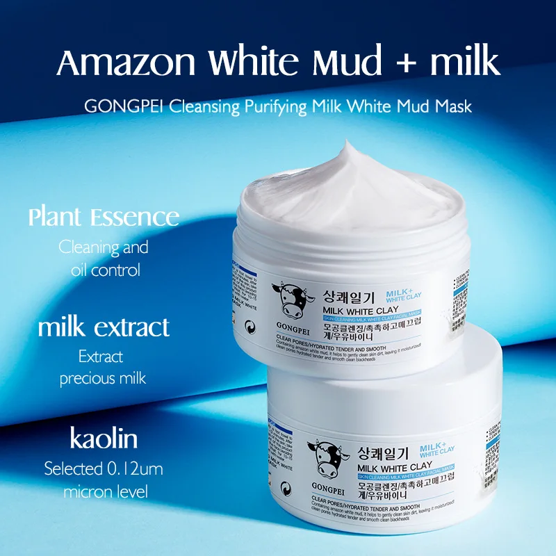 Gongpei Cleaning Purifying Milk White Mud Facial Mask Deep Refines Anti Wrinkle Pores Face Mask Moisturizing Skin Care
Gongpei Cleaning Purifying Milk White Mud Facial Mask Deep Refines Anti Wrinkle Pores Face Mask Moisturizing Skin Care