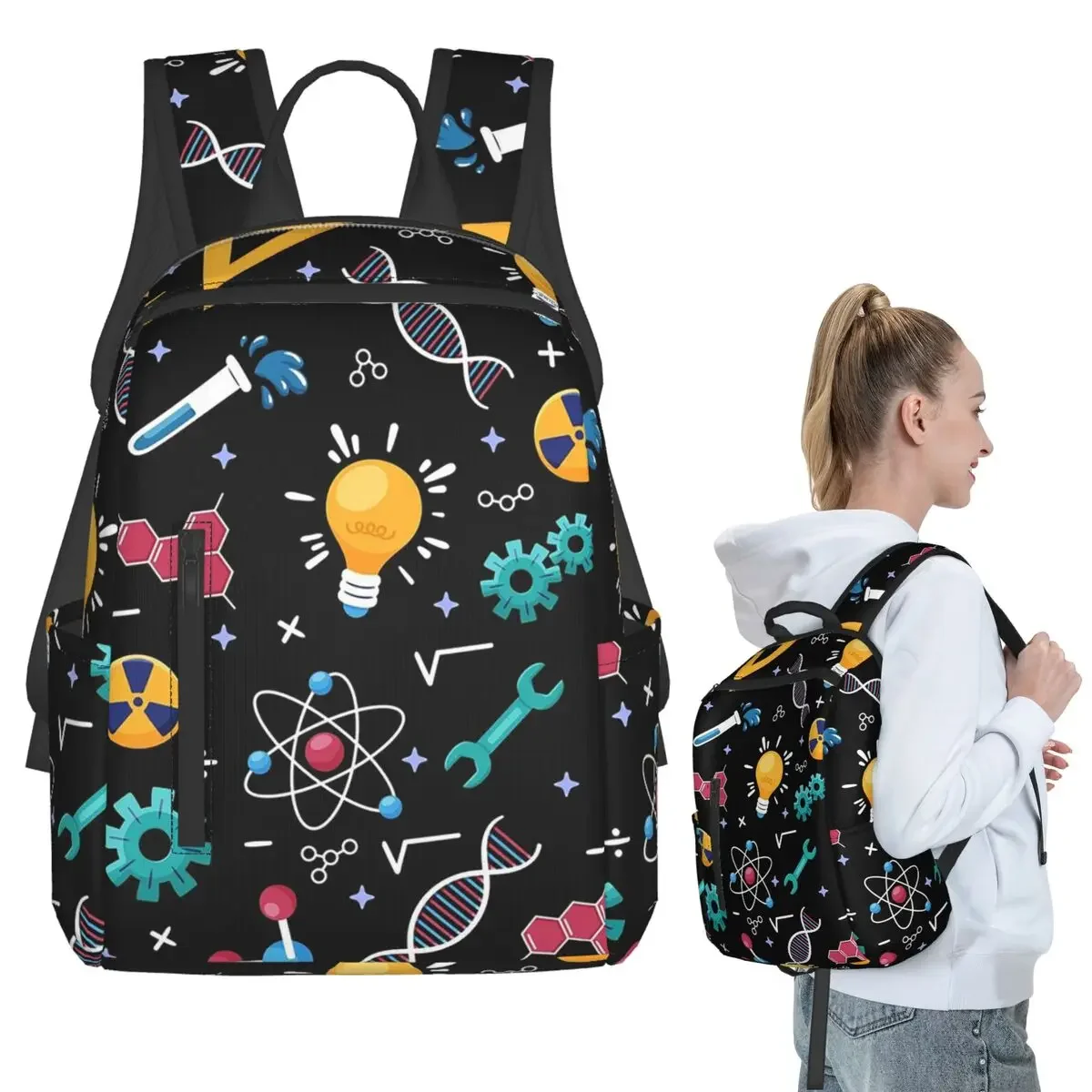 STEM Icons Pattern Science Engineering Backpack Student BookBag Kids School Bag Laptop Shoulder Bags Boys Girls
STEM Icons Pattern Science Engineering Backpack Student BookBag Kids School Bag Laptop Shoulder Bags Boys Girls