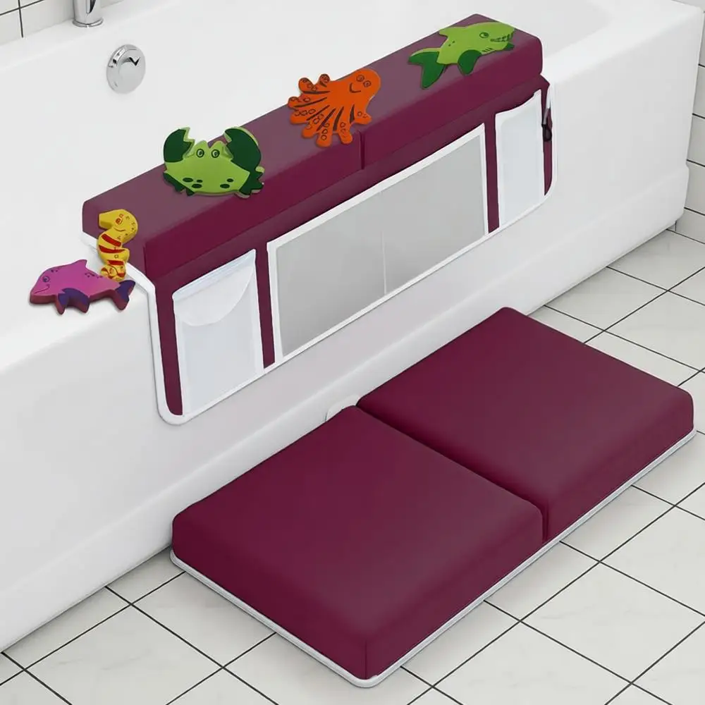 Очень толстая накладка на коленях для ванны с 8 присосками, органайзер с 5 отделениями, нескользящая, с мягкой подкладкой, прочная - Победитель награды на выбор мамы
Очень толстая накладка на коленях для ванны с 8 присосками, органайзер с 5 отделениями, нескользящая, с мягкой подкладкой, прочная - Победитель награды на выбор мамы