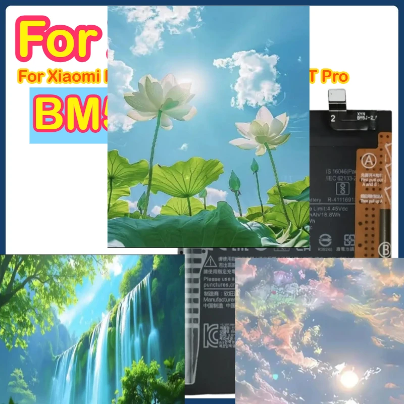 BM5J 5000mAh 3.87V Battery For Xiaomi Mi 12T Pro / Redmi K50 Genuine Mobile Phone Replacement Batteries BM5J
BM5J 5000mAh 3.87V Battery For Xiaomi Mi 12T Pro / Redmi K50 Genuine Mobile Phone Replacement Batteries BM5J