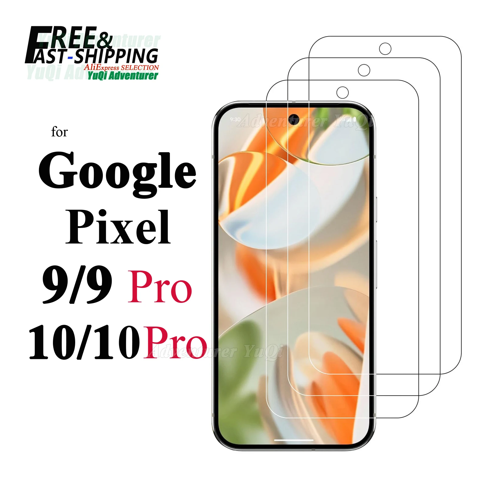 Screen Protector For Google Pixel 9 10 Pro Tempered Glass HD 9H Transparent Clear Anti Scratch Case Friendly 
Screen Protector For Google Pixel 9 10 Pro Tempered Glass HD 9H Transparent Clear Anti Scratch Case Friendly