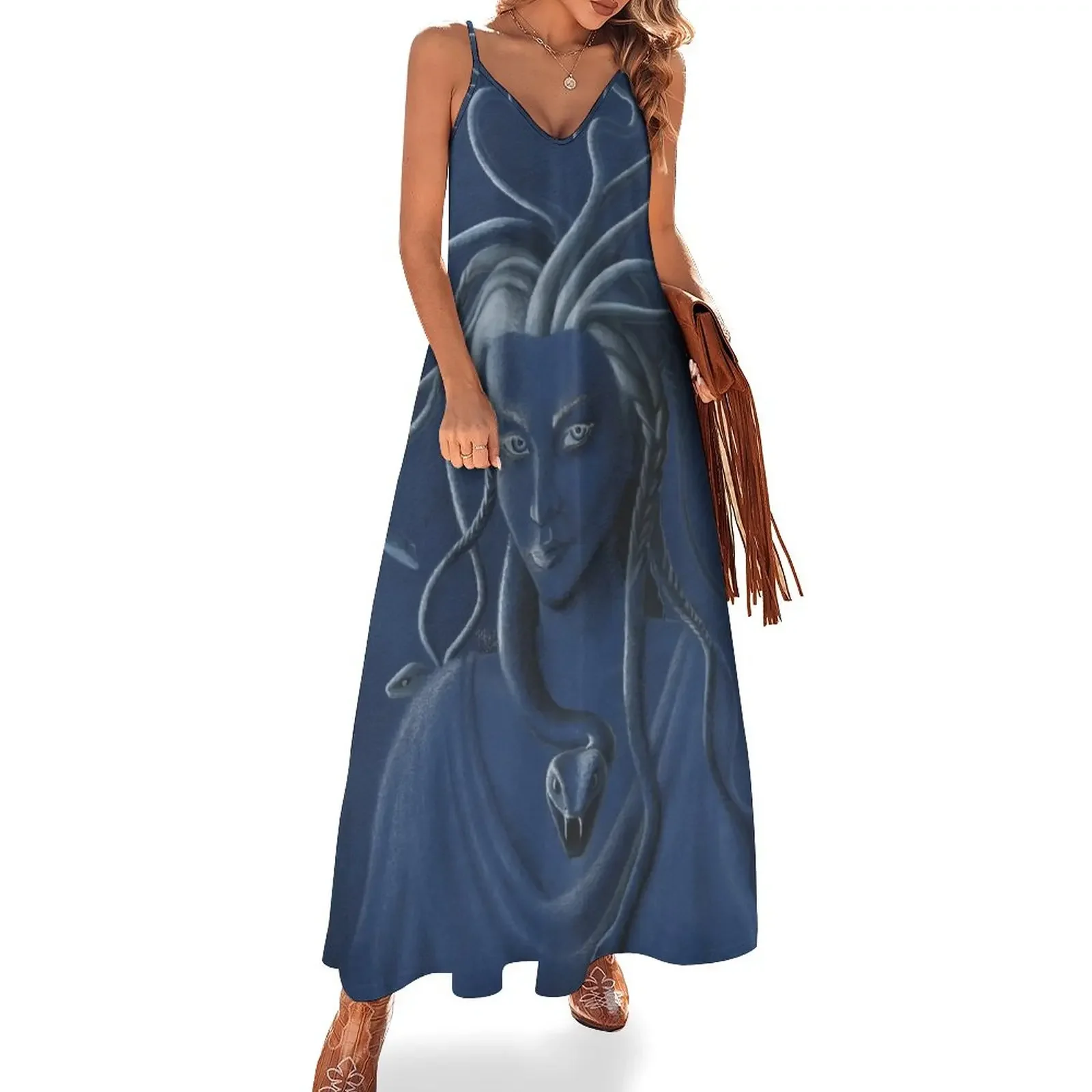 Medusa Sleeveless Dress women's evening dresses 2025 woman dress cocktail dresses
Medusa Sleeveless Dress women's evening dresses 2025 woman dress cocktail dresses