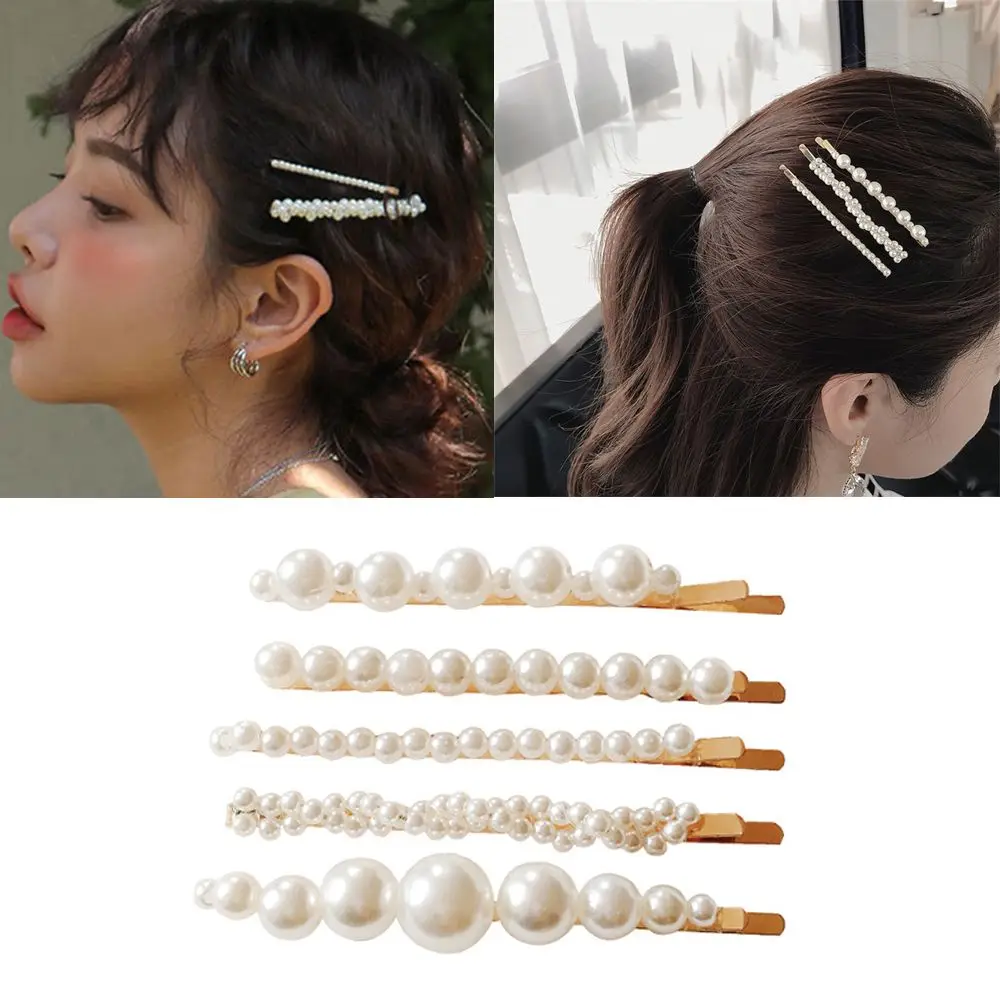 5Pcs Elegant Women Girls Fashion Metal Vintage Barrettes Pearl Flower Hairpins Crystal Hair Clip Headdress Jewelry
5Pcs Elegant Women Girls Fashion Metal Vintage Barrettes Pearl Flower Hairpins Crystal Hair Clip Headdress Jewelry