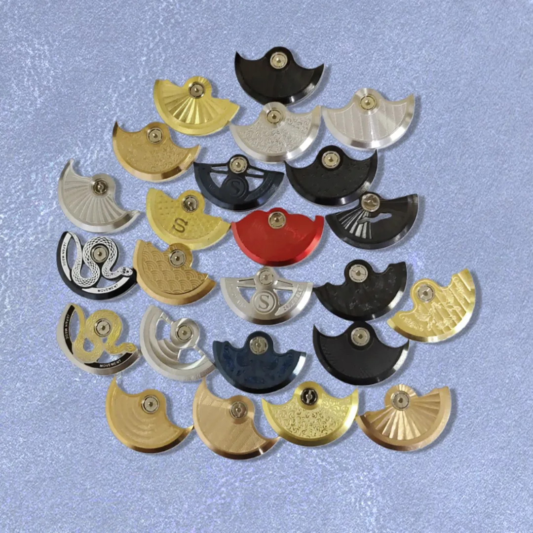 Customized Auto NH35 Movement Rotor Fit for NH38 NH39 4R35 7S26 NH35 Movement Pendulum Oscillating Weight Hammer Automatic Rotor
Customized Auto NH35 Movement Rotor Fit for NH38 NH39 4R35 7S26 NH35 Movement Pendulum Oscillating Weight Hammer Automatic Rotor