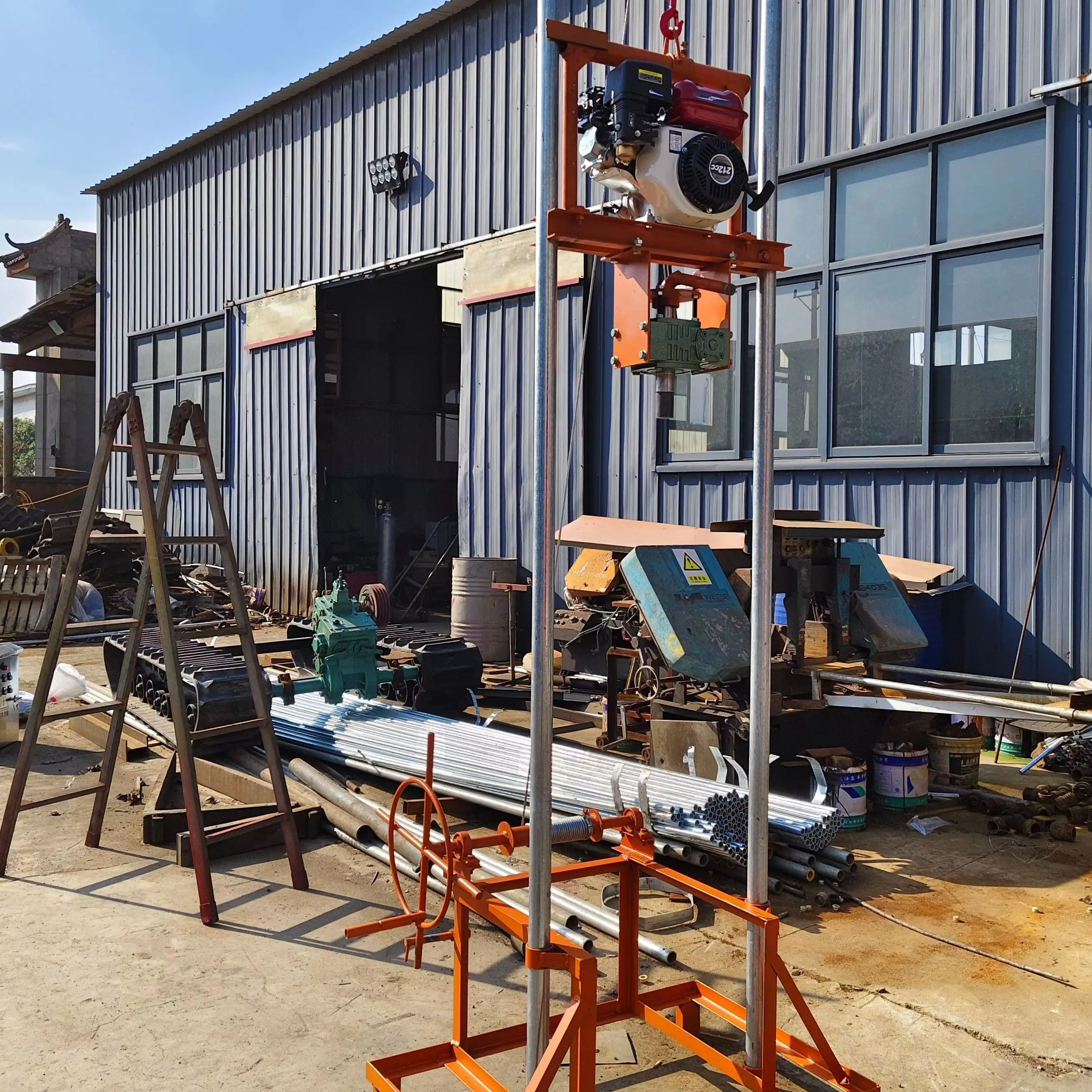 Customized 80m Engine Mini Water Well Drilling Rig Small Foldable with Water Pump Sell Drilling Machine
Customized 80m Engine Mini Water Well Drilling Rig Small Foldable with Water Pump Sell Drilling Machine