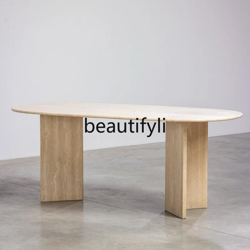 Nordic Cream Wind Tunnel Stone Dining Table Rectangle Living Room Household Wababi Wind Marble Oval
Nordic Cream Wind Tunnel Stone Dining Table Rectangle Living Room Household Wababi Wind Marble Oval