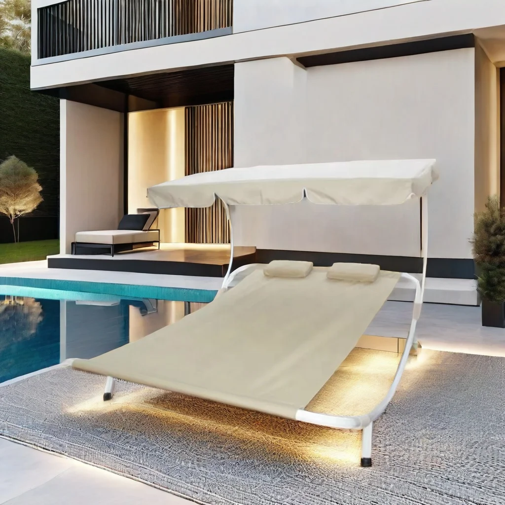 Outdoor Patio Sun Lounger with Cushions and Wheels for Poolside Relaxation-Durable Outdoor Furniture
Outdoor Patio Sun Lounger with Cushions and Wheels for Poolside Relaxation-Durable Outdoor Furniture