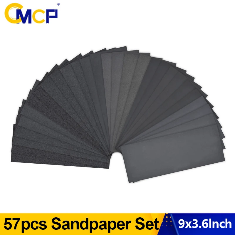 CMCP 57 шт., набор влажной и сухой наждачной бумаги, зернистость 80-10000, ассортимент абразивной бумаги, листы для автомобильного шлифования, отделки деревянной мебели
CMCP 57 шт., набор влажной и сухой наждачной бумаги, зернистость 80-10000, ассортимент абразивной бумаги, листы для автомобильного шлифования, отделки деревянной мебели
