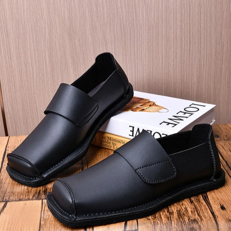 Men's Casual Leather Shoes Fashion Square Head Designer Leather Shoes Classic Black Brown Business Casual Shoes Large Size 38-47
Men's Casual Leather Shoes Fashion Square Head Designer Leather Shoes Classic Black Brown Business Casual Shoes Large Size 38-47