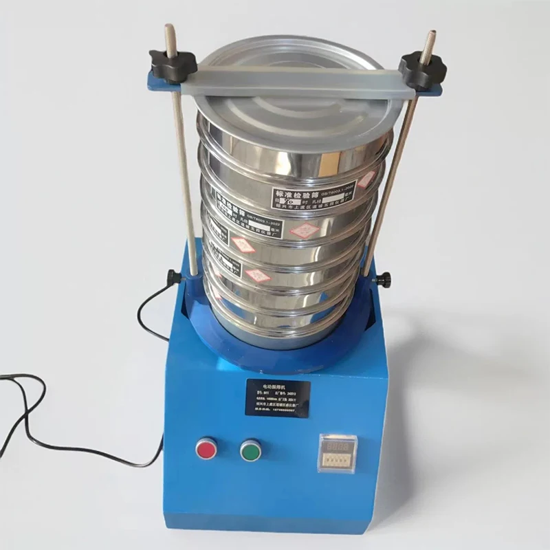 Φ200MM Standard Laboratory Vibrating Screen, Powder Vibrating Screen, Screen Mesh Vibrating Screen, Digital Display with Timer
Φ200MM Standard Laboratory Vibrating Screen, Powder Vibrating Screen, Screen Mesh Vibrating Screen, Digital Display with Timer
