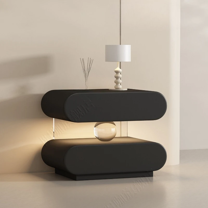 The bedside table is all solid wood and free of installation. Modern simple household acrylic sensor light
The bedside table is all solid wood and free of installation. Modern simple household acrylic sensor light