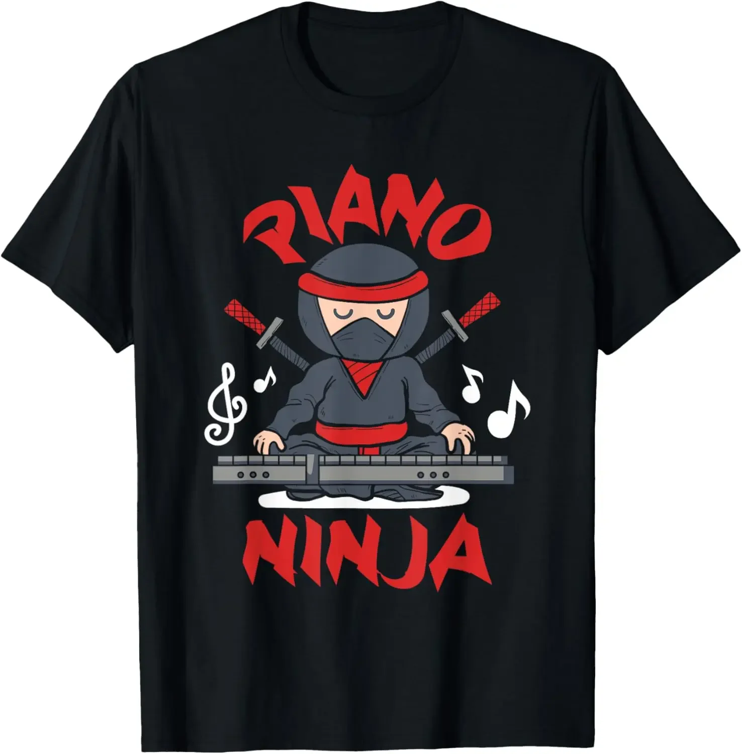 Piano Ninja Playing Keyboard Music Graphic Tee Funny Musician Gift Short Sleeve T-Shirt
Piano Ninja Playing Keyboard Music Graphic Tee Funny Musician Gift Short Sleeve T-Shirt