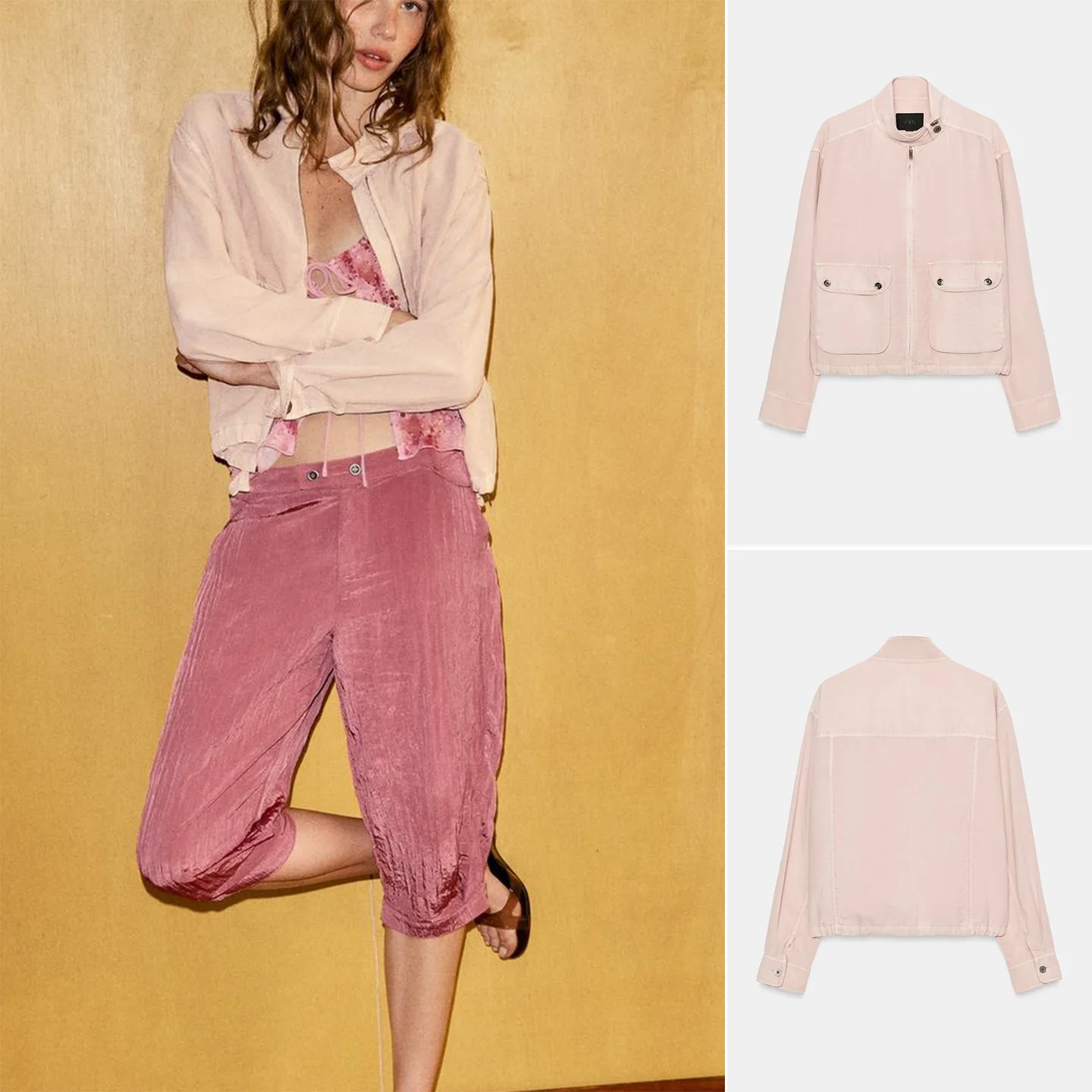 Casual Style Women's Long Sleeve Zipper Pocket Coat Stand Collar Wash Effect Spring Summer New Arrival Loose Fit Polyester Fiber
Casual Style Women's Long Sleeve Zipper Pocket Coat Stand Collar Wash Effect Spring Summer New Arrival Loose Fit Polyester Fiber