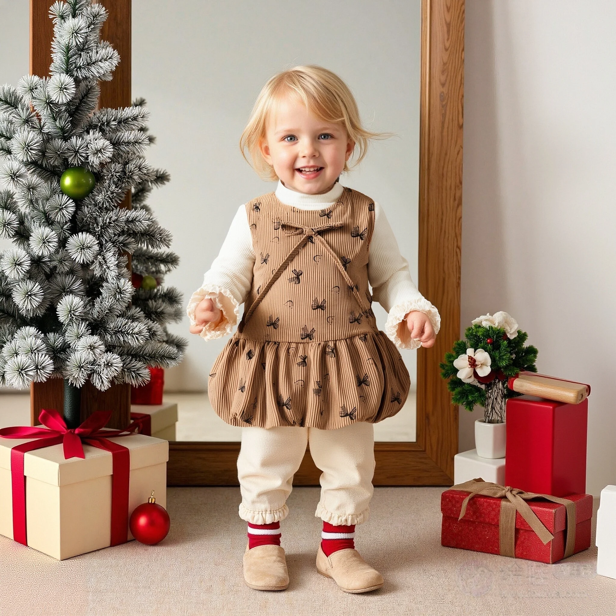 Baby Girl Dress Autumn And Winter Cotton Bow Knitted Base Shirt Vest Skirt Girl Dress Cartoon Sweet Beauty Baby Clothing
Baby Girl Dress Autumn And Winter Cotton Bow Knitted Base Shirt Vest Skirt Girl Dress Cartoon Sweet Beauty Baby Clothing