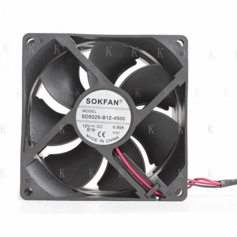 C FOR SOKFAN SD9225-B12-4500 9225 12V 0.5A 2-wire DC cooling fan
C FOR SOKFAN SD9225-B12-4500 9225 12V 0.5A 2-wire DC cooling fan