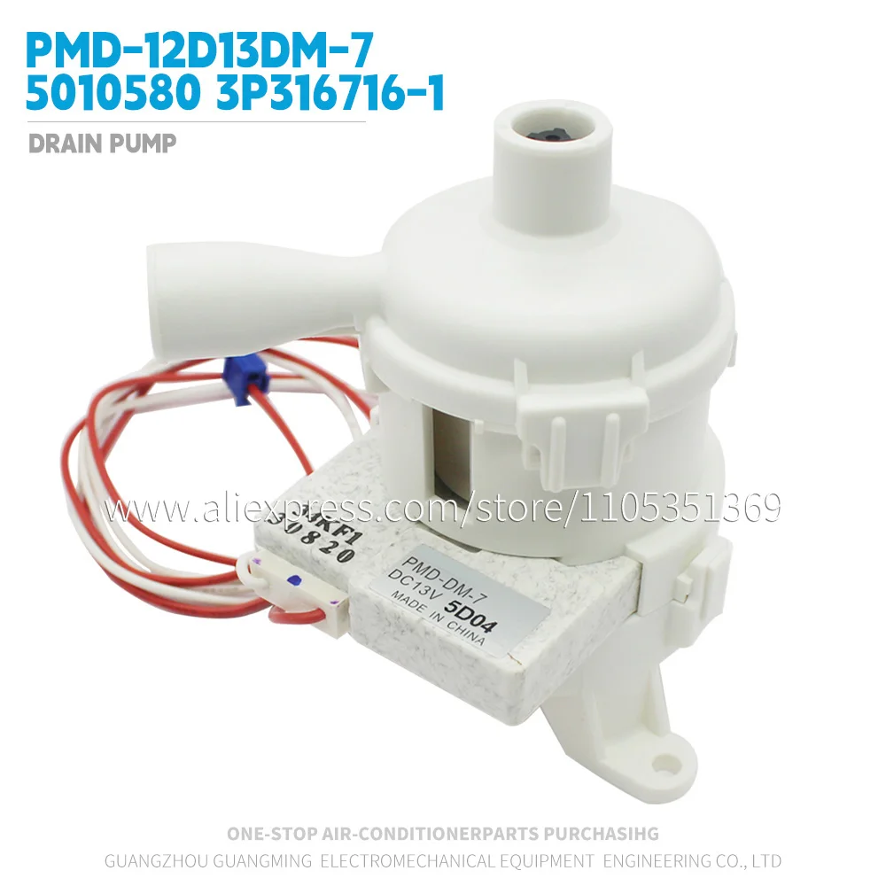 Drain Pump PMD-12D13DM-7 5010580 3P316716-1 For Daikin VRV Indoor Unit FBA60A2VEB9 FXSA125A2VEB New and Original In Stock
Drain Pump PMD-12D13DM-7 5010580 3P316716-1 For Daikin VRV Indoor Unit FBA60A2VEB9 FXSA125A2VEB New and Original In Stock