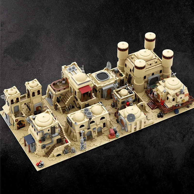 Moc Desert House Village SW Tatooine Mos Eisley Cantina Compatible 75290 Building Blocks Bricks War Base Toys Christmas Gifts
Moc Desert House Village SW Tatooine Mos Eisley Cantina Compatible 75290 Building Blocks Bricks War Base Toys Christmas Gifts