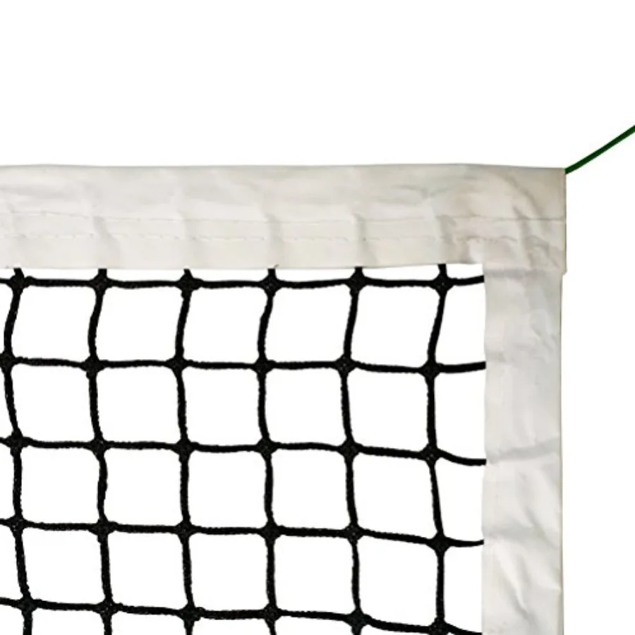 42 FT Outdoor Regulation Tennis Net Replacement 3.5mm Braided Polyethylene Net with Vinyl Coated Steel Cable for Standard Club
42 FT Outdoor Regulation Tennis Net Replacement 3.5mm Braided Polyethylene Net with Vinyl Coated Steel Cable for Standard Club