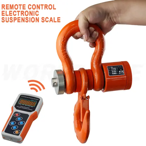 3000KG Wireless Electronic Digital Crane Scale Heavy Duty Industrial Hanging Scale with Handheld Meter 3T