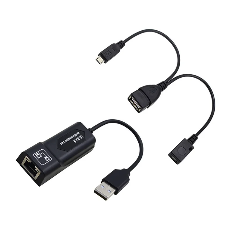 Адаптер AP-4X USB 2.0 к RJ45 с адаптером Mirco OTG USB 2.0 Кабель-адаптер LAN Ethernet для Amazon Fire TV 3 или Stick GEN 2
Адаптер AP-4X USB 2.0 к RJ45 с адаптером Mirco OTG USB 2.0 Кабель-адаптер LAN Ethernet для Amazon Fire TV 3 или Stick GEN 2
