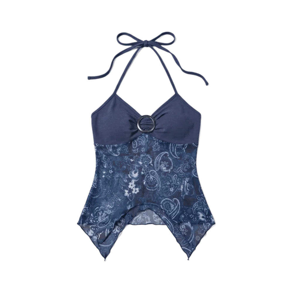 Strapless Slim Fit Women Crop Top Flower Printed Irregular Retro Vest Patchwork Mesh Halter Camisole Party
Strapless Slim Fit Women Crop Top Flower Printed Irregular Retro Vest Patchwork Mesh Halter Camisole Party