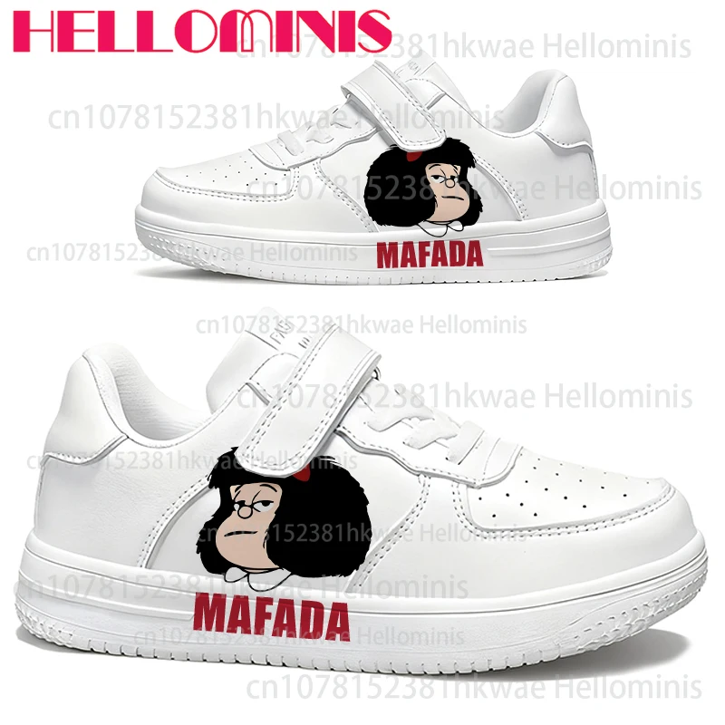 Mafalda/белые туфли для девочек, детские туфли с мультяшным принтом, простая толстая подошва, мягкая спортивная серия, подарок на день рождения для отдыха Scarpe
Mafalda/белые туфли для девочек, детские туфли с мультяшным принтом, простая толстая подошва, мягкая спортивная серия, подарок на день рождения для отдыха Scarpe