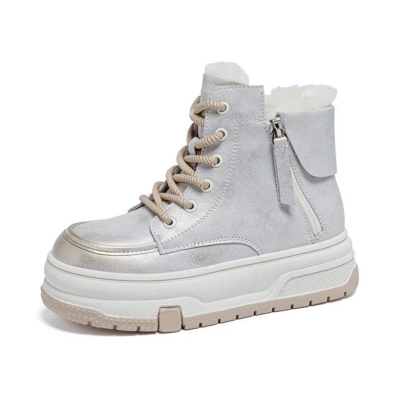 CICIYANG Women's Winter Snow Boots Cow Leather 2025 New Platform Fur Warm Comfortable Ankle Boots Anti-slip Female Booties
CICIYANG Women's Winter Snow Boots Cow Leather 2025 New Platform Fur Warm Comfortable Ankle Boots Anti-slip Female Booties