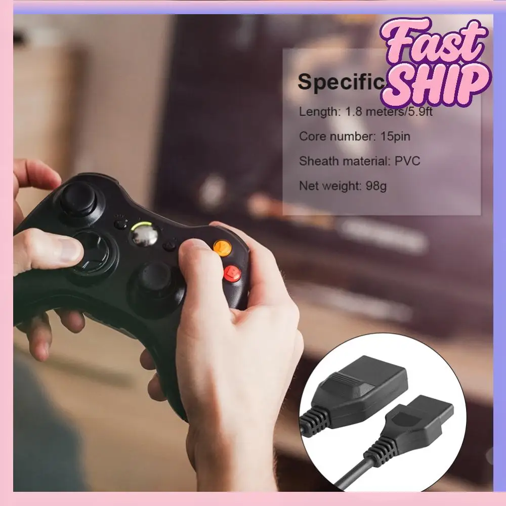 15-контактный удлинитель ручки, запасные части, 1,8 м/5,9 фута, шнур контроллера, удлинительный кабель, провод для SNK FC NEO GEO CD
15-контактный удлинитель ручки, запасные части, 1,8 м/5,9 фута, шнур контроллера, удлинительный кабель, провод для SNK FC NEO GEO CD