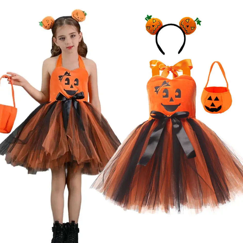 Umorden костюм тыквы на Хэллоуин, косплей для девочек, платье-пачка для малышей от 2 до 12 лет + повязка на голову + сумка
Umorden костюм тыквы на Хэллоуин, косплей для девочек, платье-пачка для малышей от 2 до 12 лет + повязка на голову + сумка