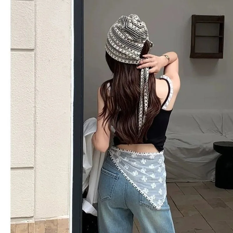 Korean Lace Bandana Headband Women Bowknot Fart Curtain Bohemia Triangle Headscarf Hair Bands For Girl Fashion Sweet Half Skirts
Korean Lace Bandana Headband Women Bowknot Fart Curtain Bohemia Triangle Headscarf Hair Bands For Girl Fashion Sweet Half Skirts