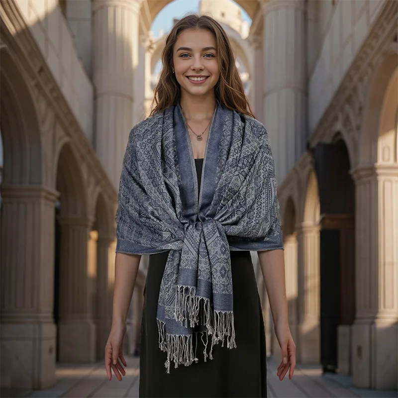 2024 Luxury Thick Cashmere Scarf Women Print New Wraps Pashmina Travel Poncho Warm Blanket Winter Shawl Female Stoles
2024 Luxury Thick Cashmere Scarf Women Print New Wraps Pashmina Travel Poncho Warm Blanket Winter Shawl Female Stoles