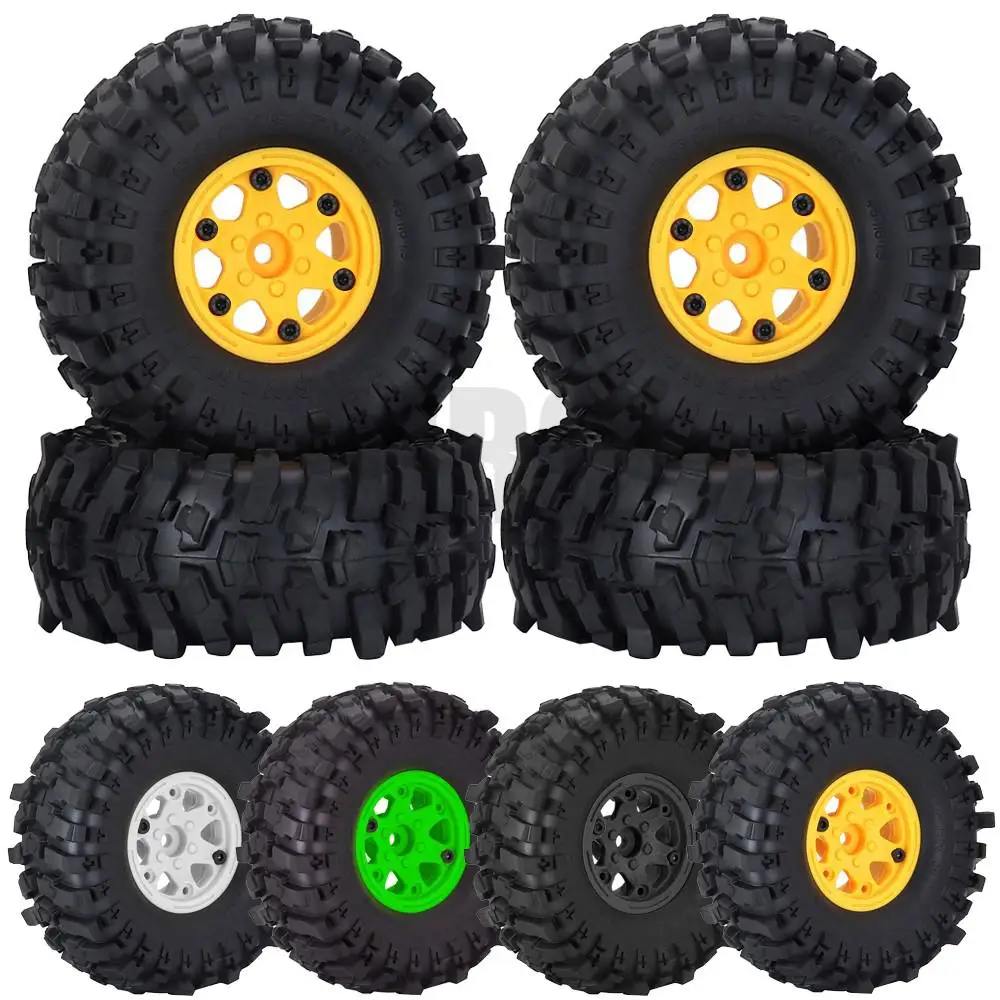 4pcs 1.9 Inch Abs Wheel Rubber Tyre 118*45mm For 1/10 Rc Crawler Car Traxx/as Trx4 Trx6 Axial Scx10 Wraith Yikong Rgt Wrangler
4pcs 1.9 Inch Abs Wheel Rubber Tyre 118*45mm For 1/10 Rc Crawler Car Traxx/as Trx4 Trx6 Axial Scx10 Wraith Yikong Rgt Wrangler