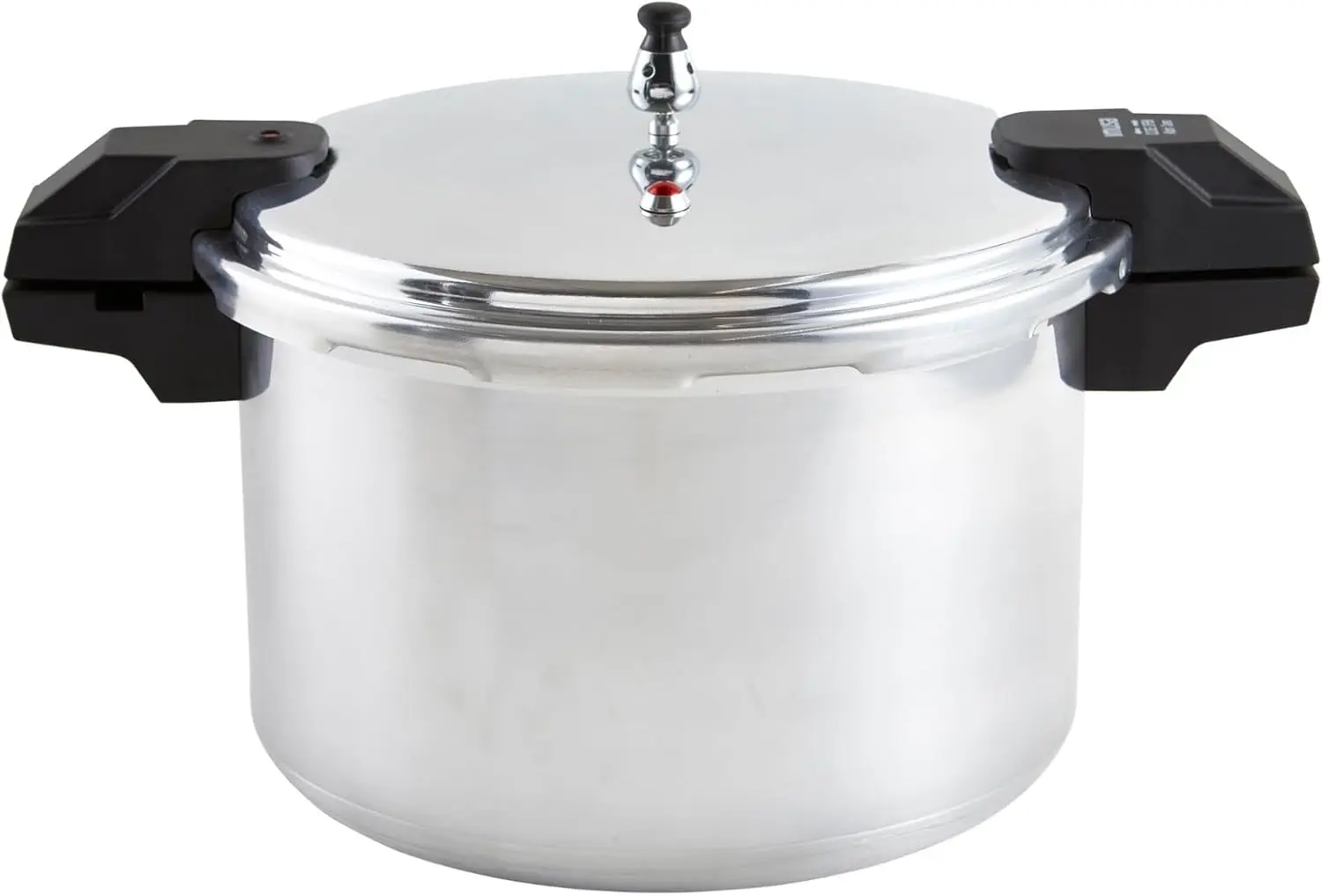 USA A417 80807 16Qt Jumbo Stovetop Pressure Cooker with Regulator and Side Handles Silver
USA A417 80807 16Qt Jumbo Stovetop Pressure Cooker with Regulator and Side Handles Silver